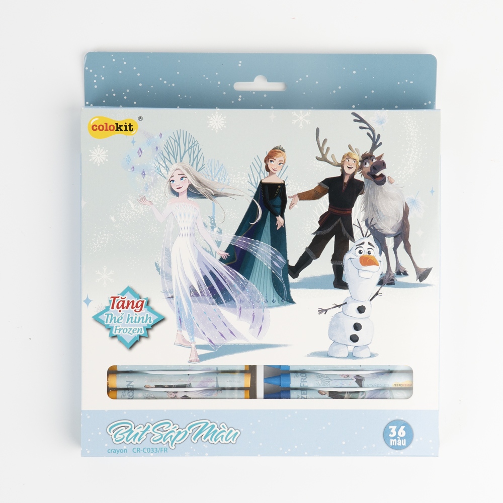 Bút sáp màu Thiên Long Disney Frozen CR-C033/FR- 36 màu