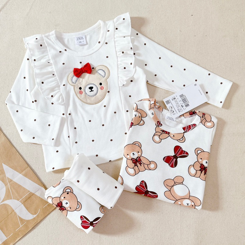 ✨MALINHKID✨CB043- Combo 2 bộ bi tăm nơ trẻ em VNXK