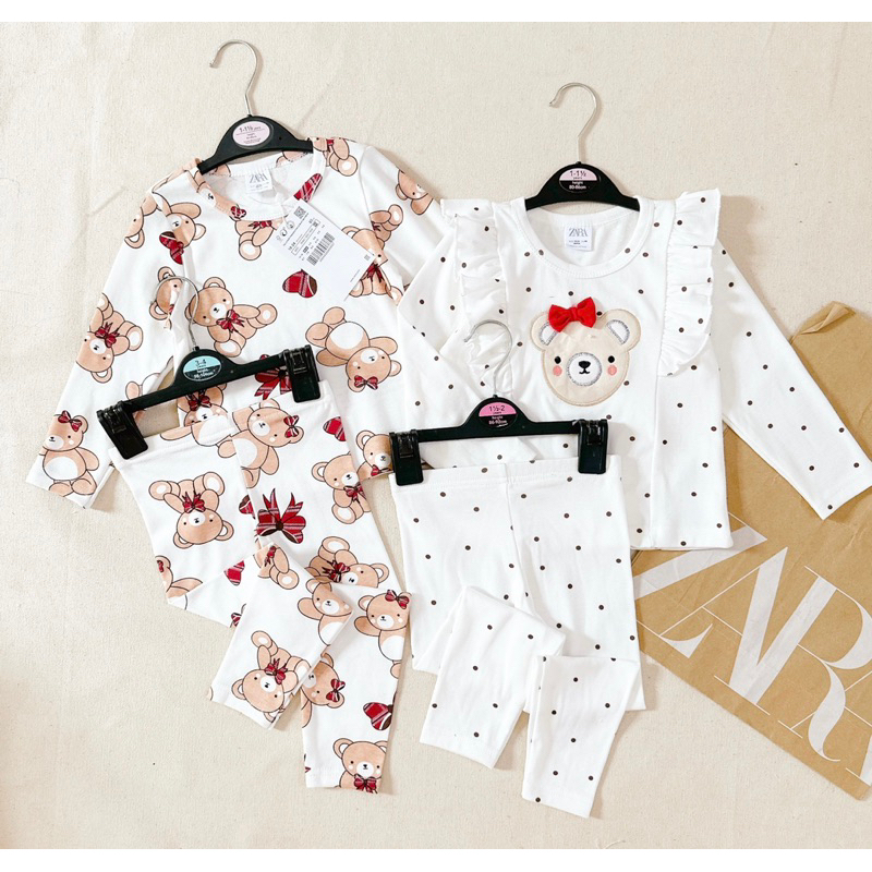 ✨MALINHKID✨CB043- Combo 2 bộ bi tăm nơ trẻ em VNXK