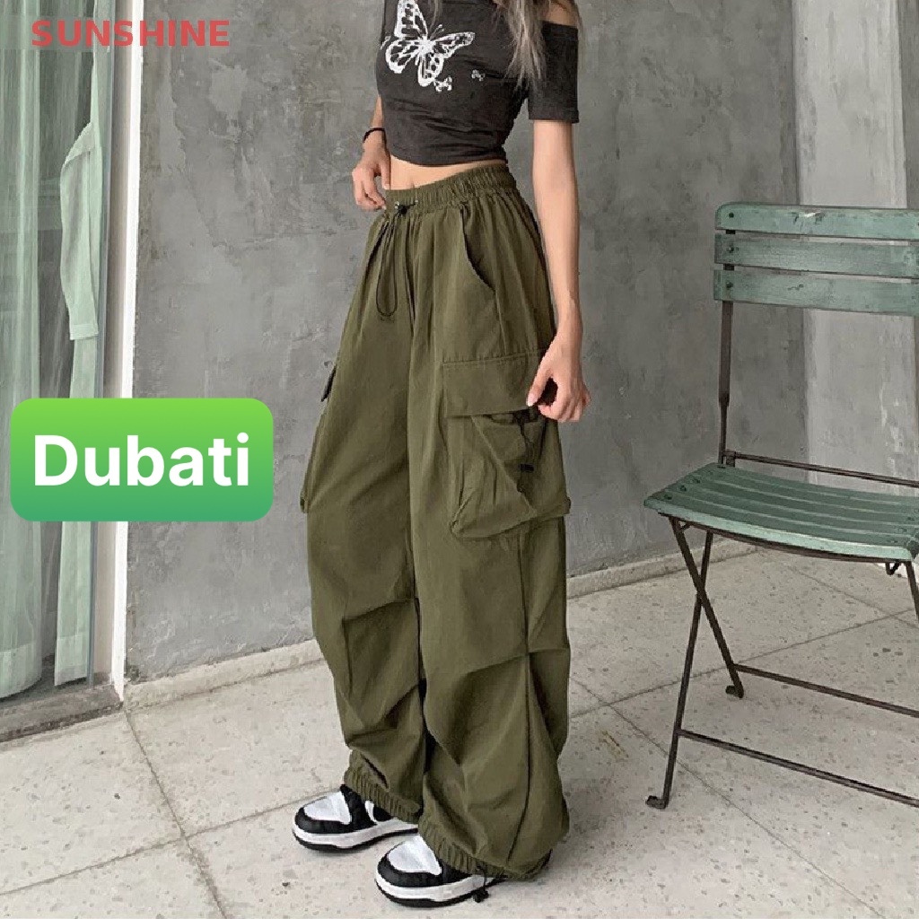 Quần suông túi hộp chất kaki cao cấp basic nam nữ ống suông rộng, quần lưng thun co giãn 3 màu tôn dáng form rộng hot 20