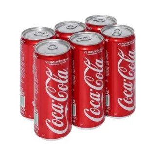 Lốc 6 lon coca 330ml