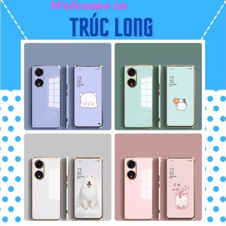 Ốp lưng màu dẻo Oppo A58 A78 A54 A5S A7 A12 F9 RENO 7 RENO 8 RENO 8T