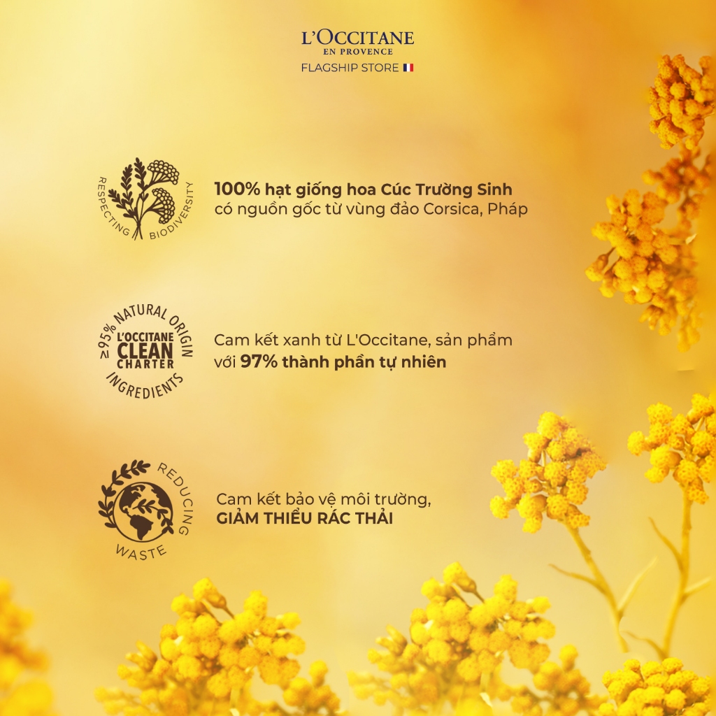 Tinh Chất Kích Hoạt Làn Da Chống Lão Hóa Chuyên Sâu L'Occitane Immortelle Divine Activating Essence 200ml