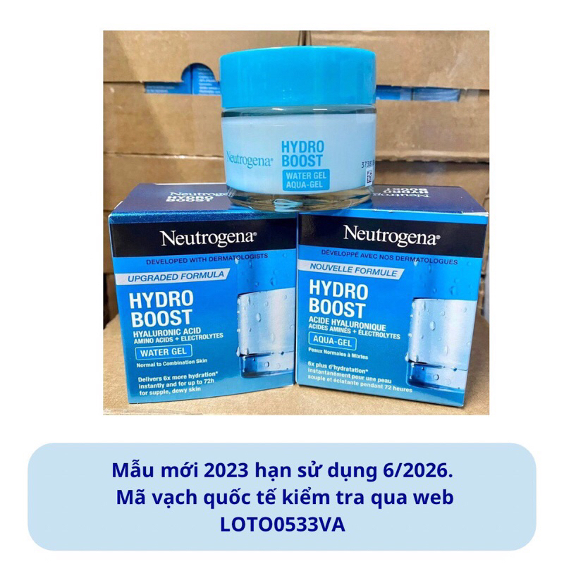 Kem dưỡng ẩm cấp nước Neutrogena Hydro Boost Aqua Gel