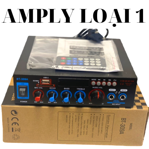 Ampli Mini Bluetooth BT-309A Amply Hát Karaoke, Công Suất Cao 800w