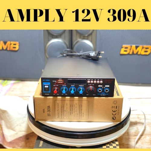 Ampli Mini Bluetooth BT-309A Amply Hát Karaoke, Công Suất Cao 800w