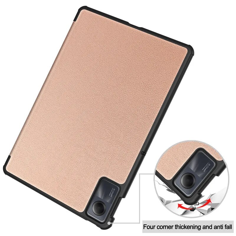Bao da Xiaomi REDMI PAD SE 11" 2023 Gấp 3 Khúc Lưng Cứng Có Nam Châm