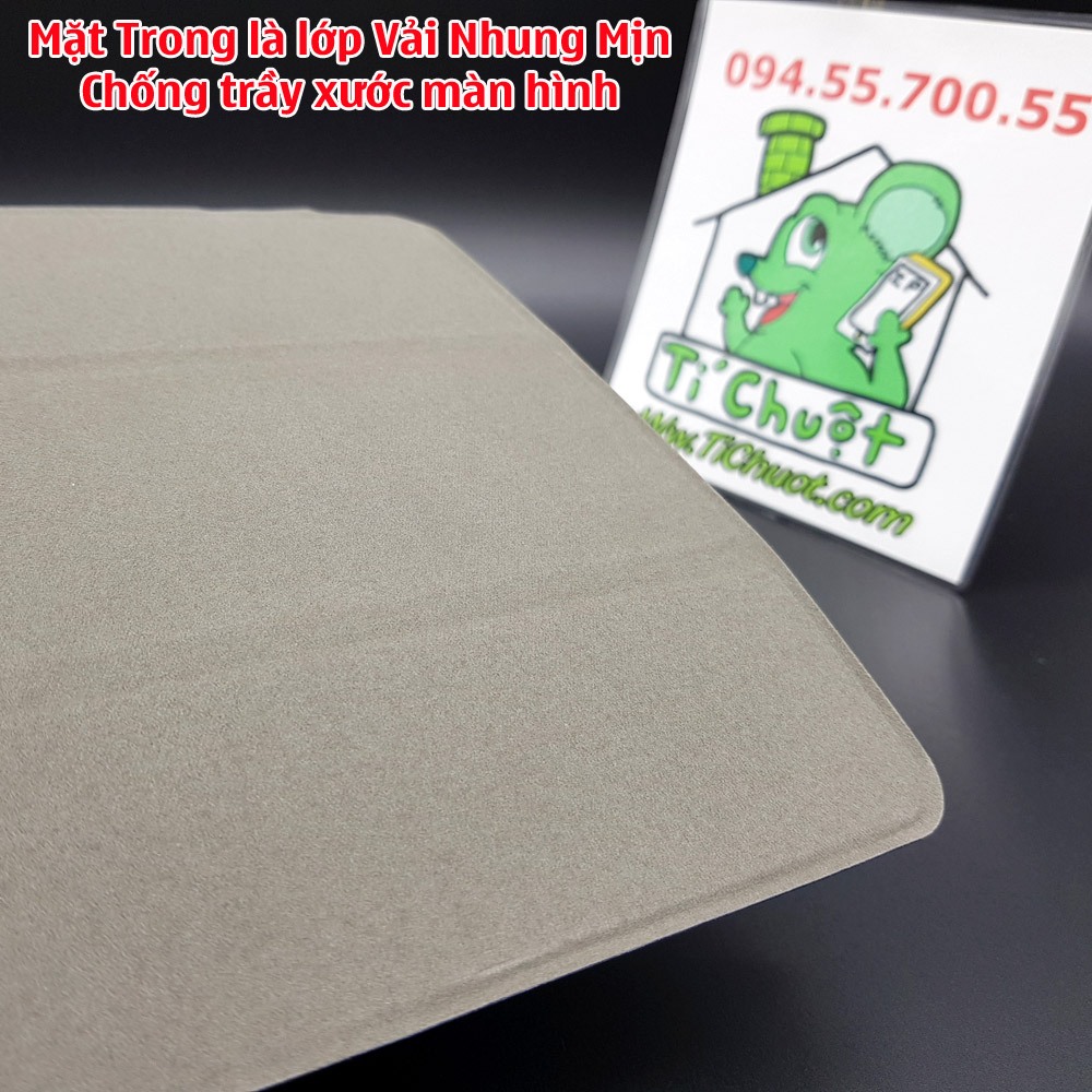 Bao da Xiaomi REDMI PAD SE 11" 2023 Gấp 3 Khúc Lưng Cứng Có Nam Châm