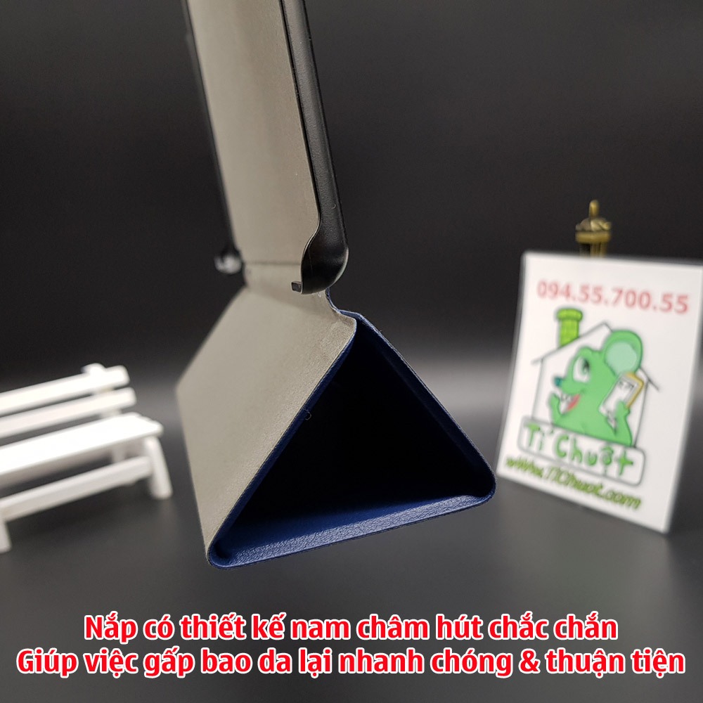 Bao da Xiaomi REDMI PAD SE 11" 2023 Gấp 3 Khúc Lưng Cứng Có Nam Châm