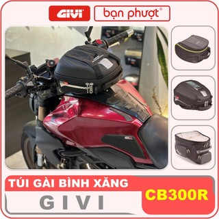 Túi bình xăng givi cb300r - túi gài bình xăng givi kèm ngàm tanklock cho cb300r - túi tanklock honda cb300r - bạn phượt