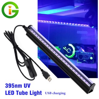 5V Đèn LED UV Ống Đen USB Đèn Tia Cực Tím 395nm UVA Huỳnh Quang Tiền Phát Hiện Đèn Tím Sân Khấu Lễ Hội Deco