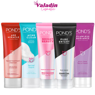 Sữa Rửa Mặt PONDS Flawless White/ Acne Clear/Age Miracle/Pure White Facial Foam-Trắng sáng/n‎gừa mụn/c‎hống l‎ão h‎óa