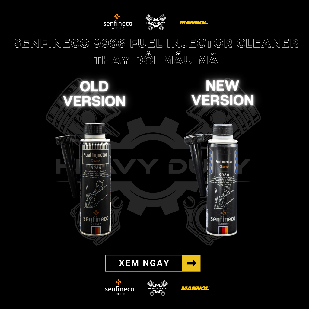 Senfineco 9986 Phụ Gia Súc Béc, Vệ Sinh Kim Phun Xăng - Fuel Injection Cleaner
