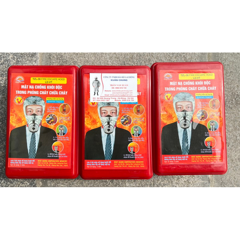 Mặt nạ phòng khói TZL30 Việt Nam Phòng khói, phòng độc dễ dàng sử dụng. Sỉ giá rẻ