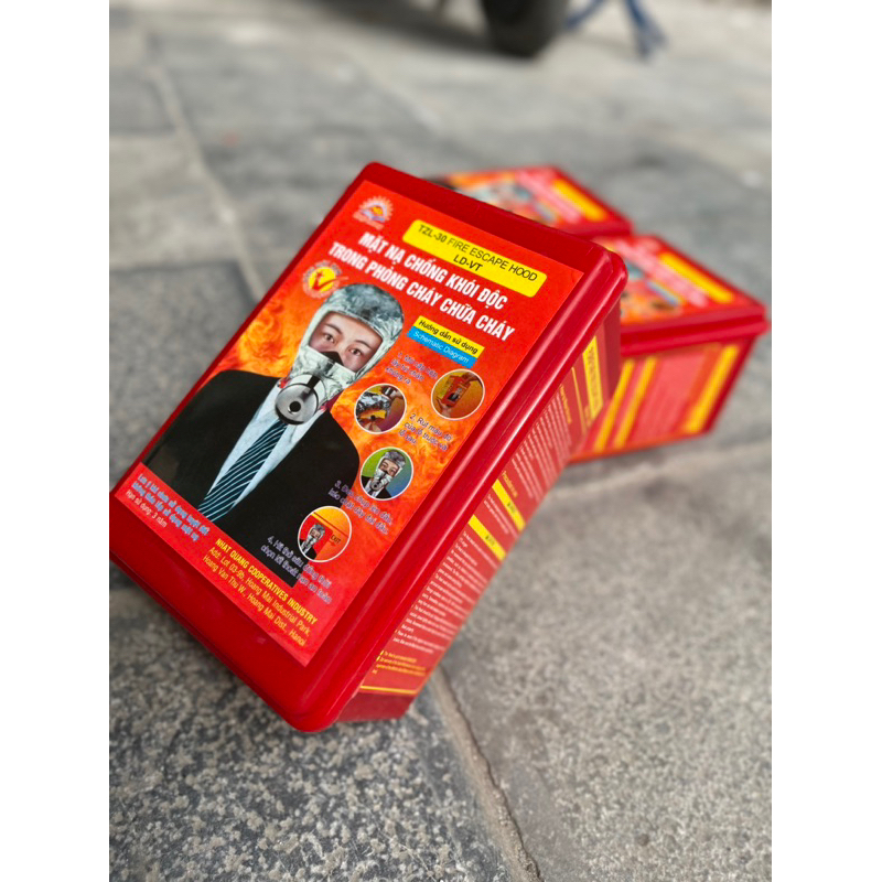 Mặt nạ phòng khói TZL30 Việt Nam Phòng khói, phòng độc dễ dàng sử dụng. Sỉ giá rẻ