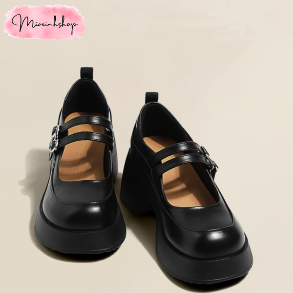 Giày búp bê quai ngang gót vuông 5p LOẠI 1 FULL HỘP siêu xinh