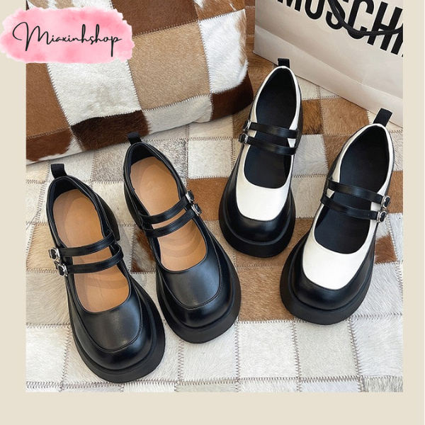 Giày búp bê quai ngang gót vuông 5p LOẠI 1 FULL HỘP siêu xinh