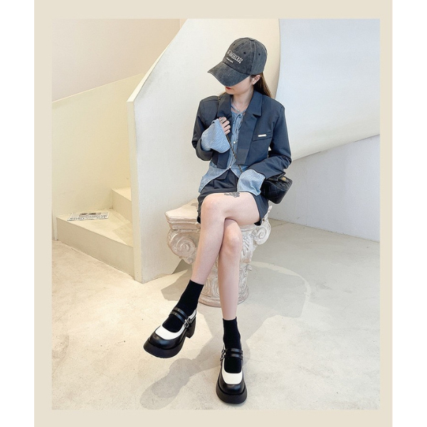 Giày búp bê quai ngang gót vuông 5p LOẠI 1 FULL HỘP siêu xinh