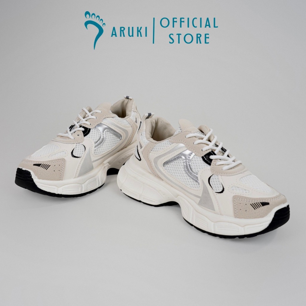 Giày Thể Thao Nữ Độn Đế Aruki Trẻ Trung,Năng Động, Cá Tính - M87