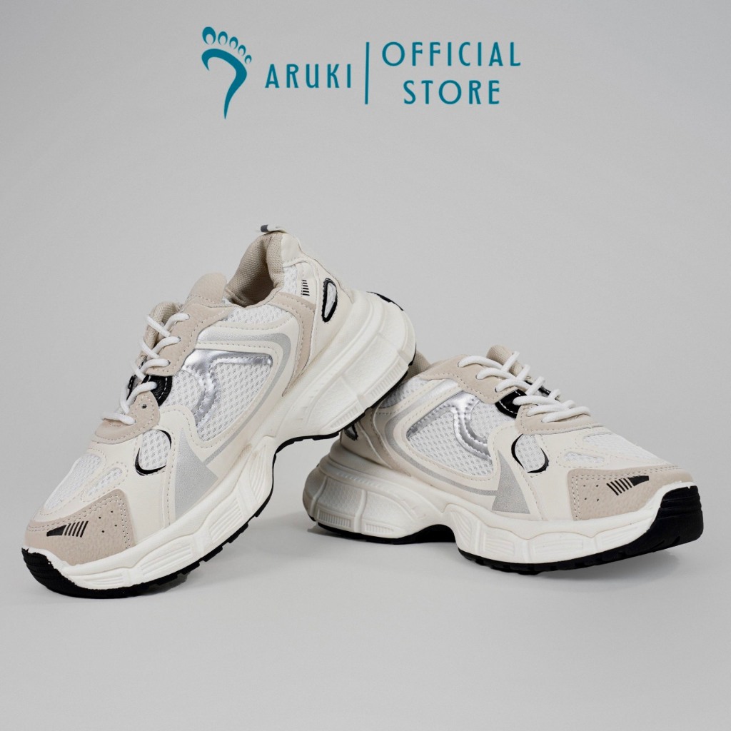 Giày Thể Thao Nữ Độn Đế Aruki Trẻ Trung,Năng Động, Cá Tính - M87