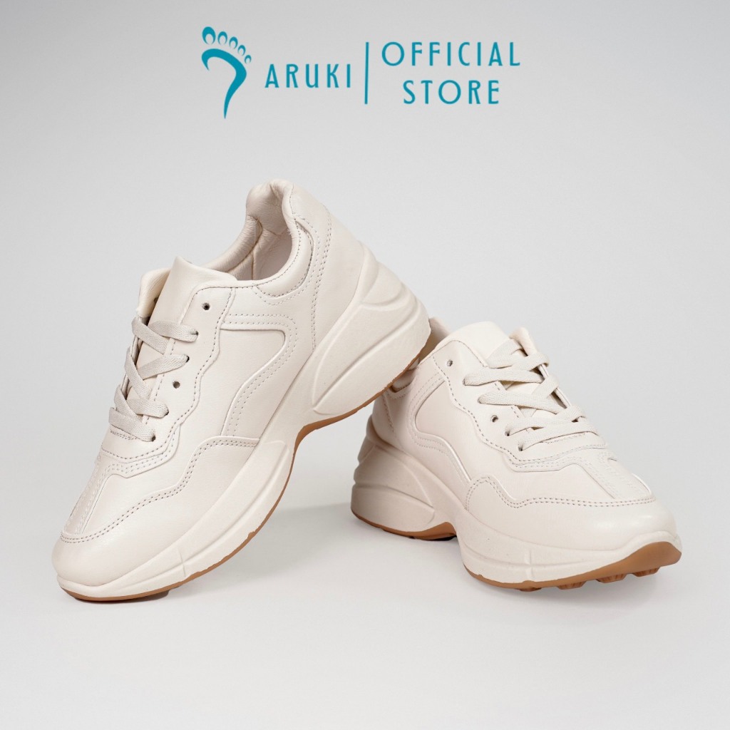Giày Thể Thao Nữ Độn Đế ARUKI Dáng Sneaker Cá Tính - FS035