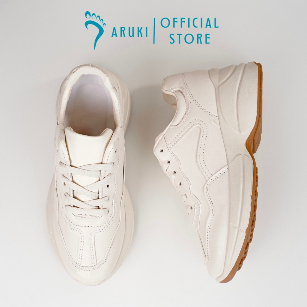 Giày Thể Thao Nữ Độn Đế ARUKI Dáng Sneaker Cá Tính - FS035