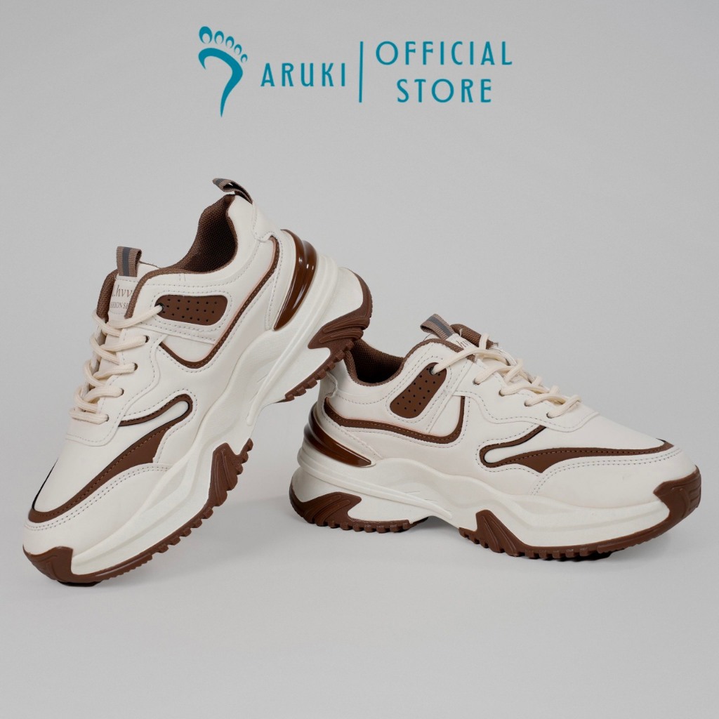 Giày Thể Thao Nữ Độn Đế Aruki Trẻ Trung, Năng Động - VH7