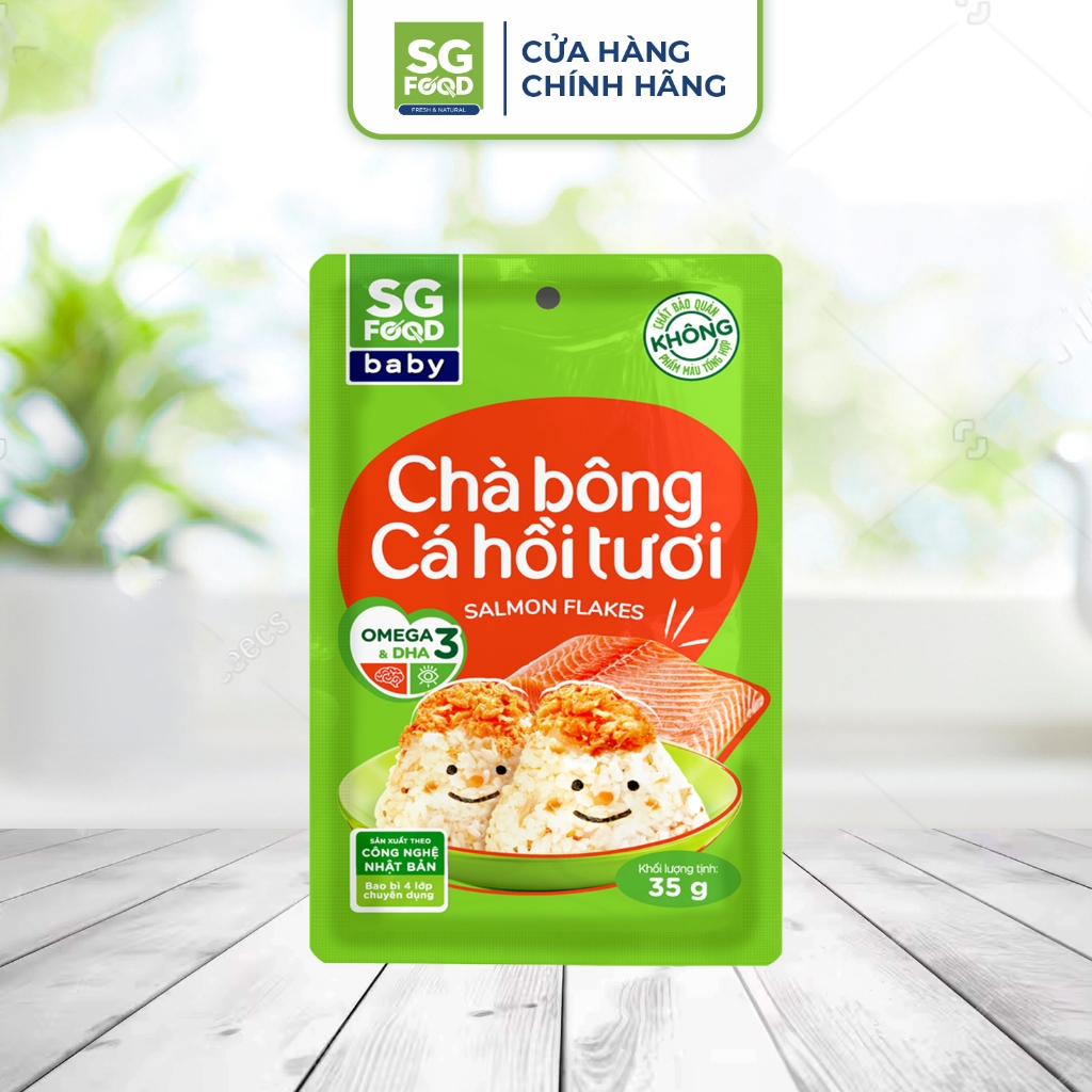 Chà bông Cá hồi tươi ngon cao cấp SGFood 35g