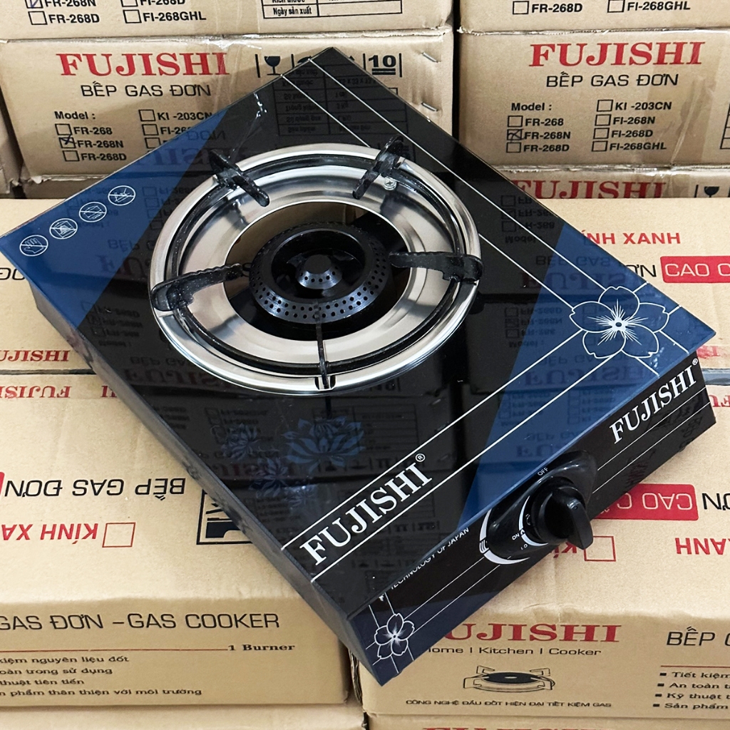 Bếp gas đơn FUJISHI FR-279G - ĐIẾU GANG ĐÚC LỬA LỚN - Đun nấu nhanh + Tiết kiệm gas - Bảo hành chính hãng 02 Năm