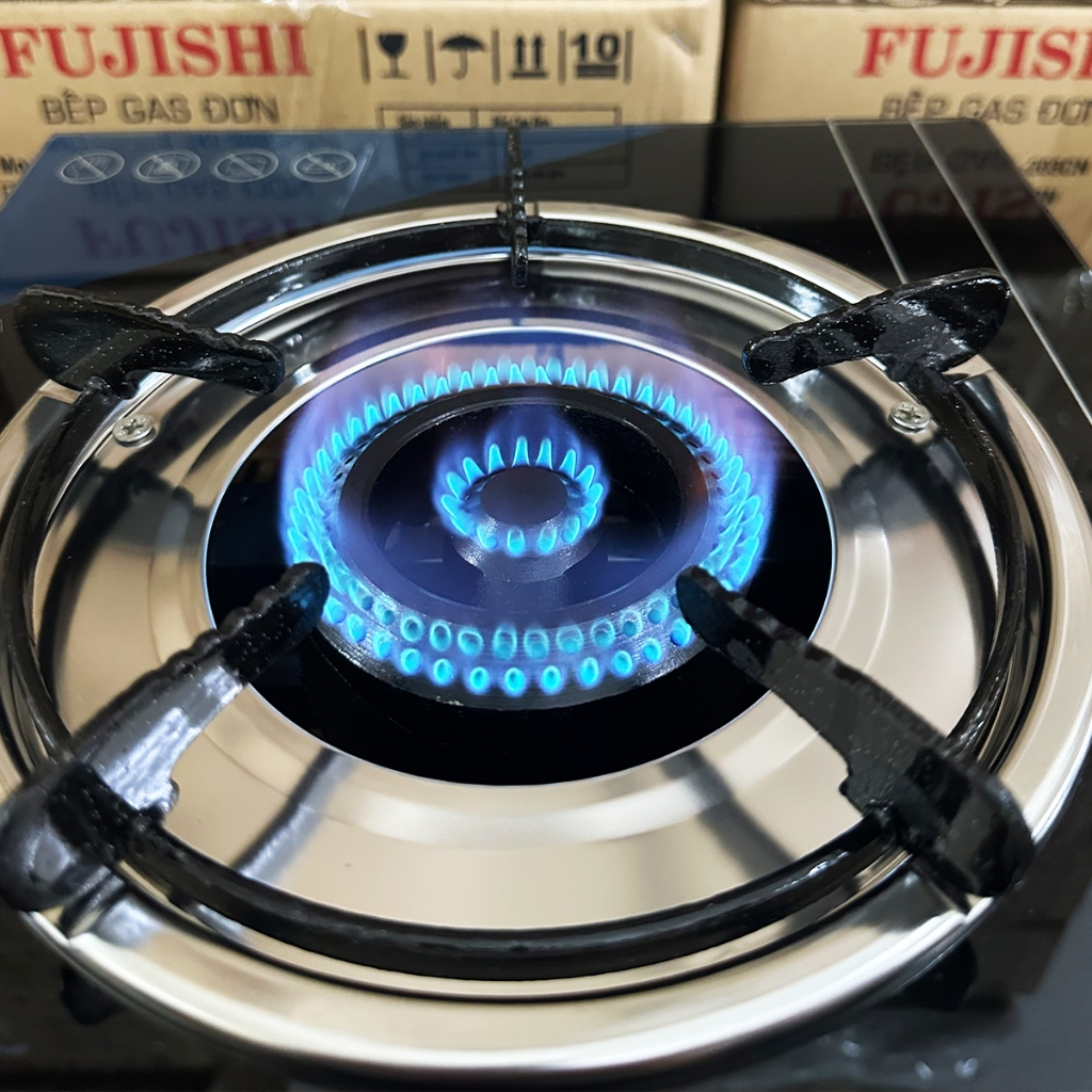 Bếp gas đơn FUJISHI FR-279G - ĐIẾU GANG ĐÚC LỬA LỚN - Đun nấu nhanh + Tiết kiệm gas - Bảo hành chính hãng 02 Năm