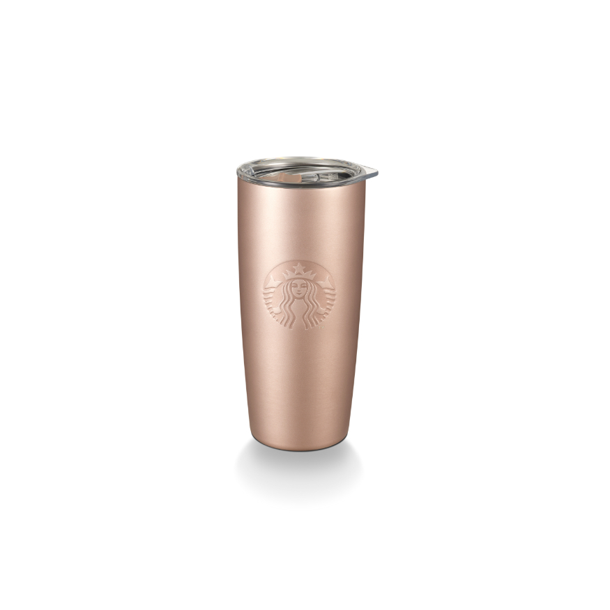Ly Starbucks Cold Cup 20Oz (591ml) Stainless Steel CHAMPGNE GLD SRN HOL