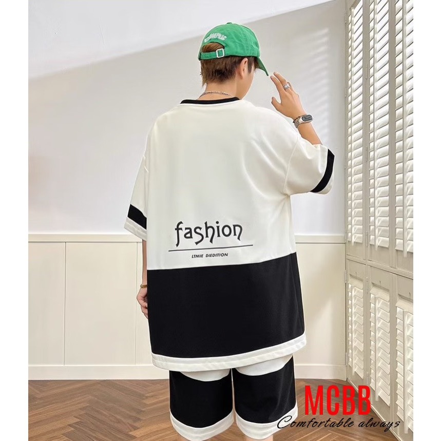 MCBB 9-24 Kg 100% Cotton Bộ Đồ Bé Trai Áo Phông Bé Trai Quần Đùi Short Áo Thun Bộ Cộc Tay Cho Bé Trai Quần Áo Trẻ Em Nam