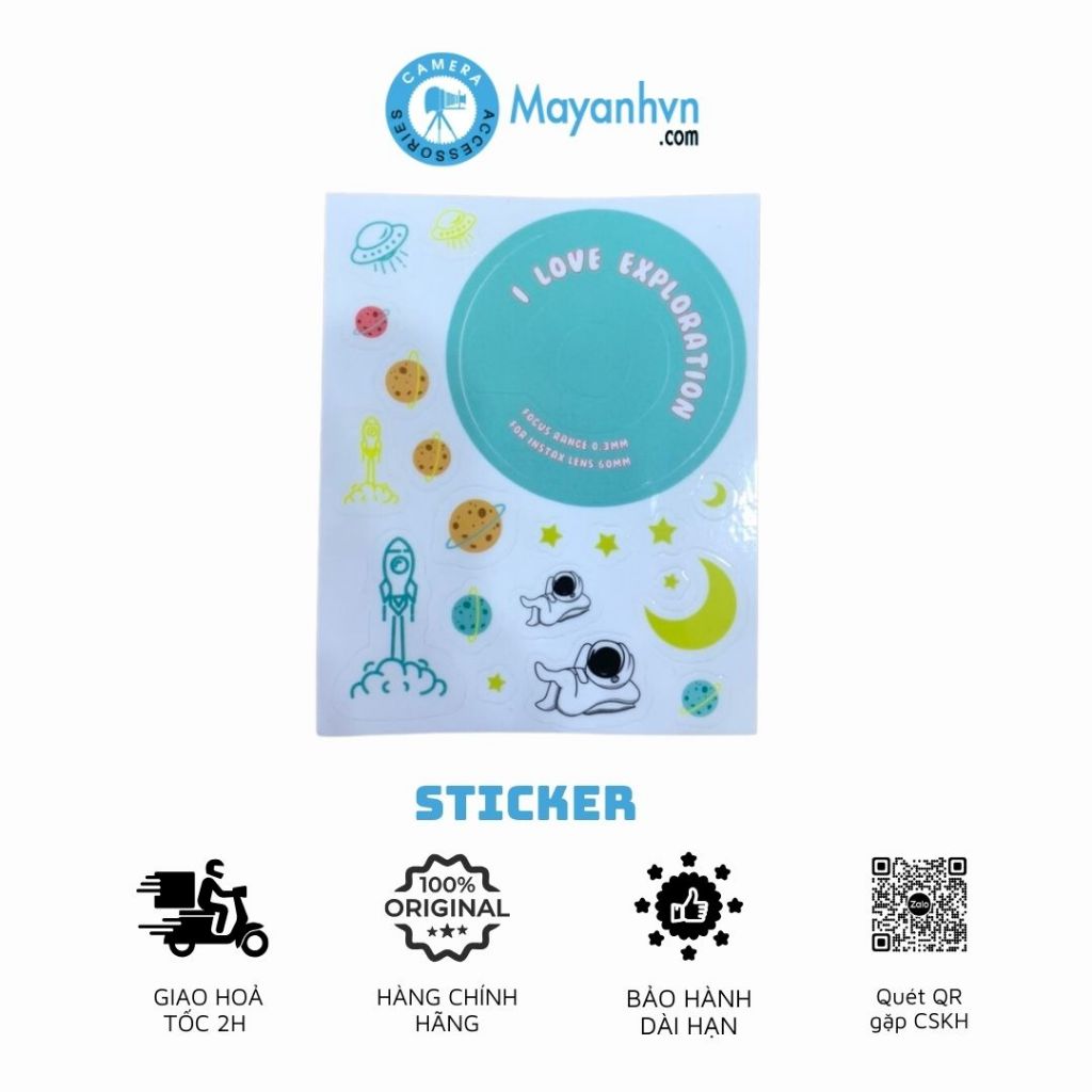 Sticker dán máy ảnh