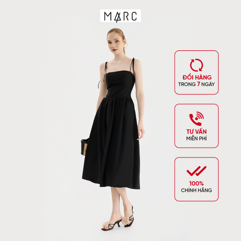 Đầm 2 Dây MARC FASHION Kiểu Smocking Lưng - CBLH073123