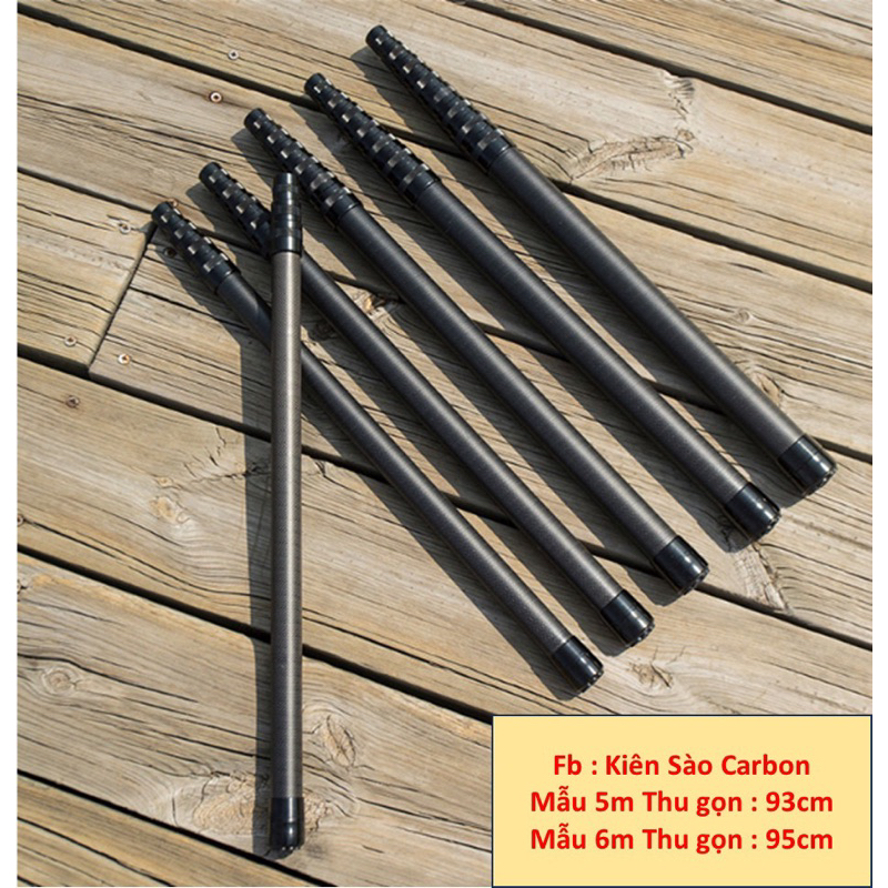 Sào Carbon, vợt carbon siêu nhẹ, cứng