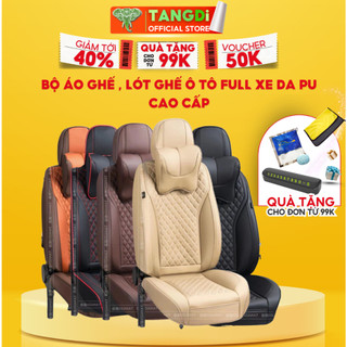 Bộ áo ghế , lót ghế ô tô full xe tangdi da pu cao cấp , thoáng hơi mã 039