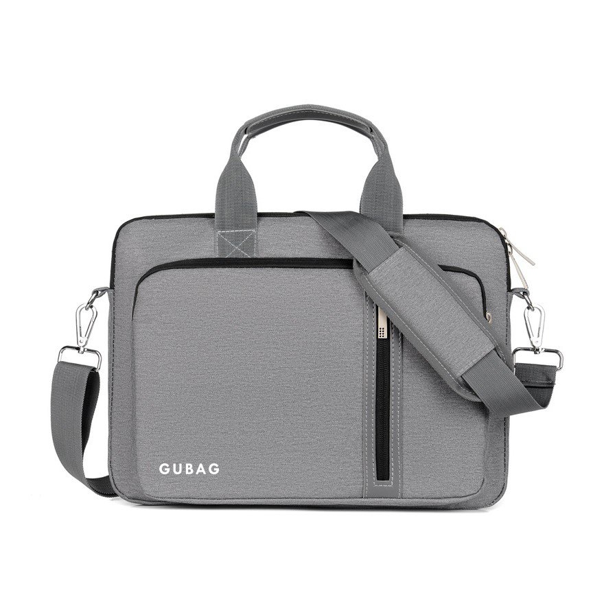 Cặp đựng laptop GUBAG TL04 cho nam công sở, có dây đeo chéo tiện lợi, túi máy tính văn phòng 13 14 15,6inch