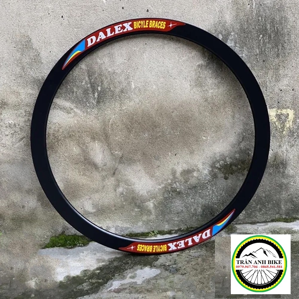 Vành nhôm không nan hoa xe đạp DALEX 700Cx40mm 32 lỗ