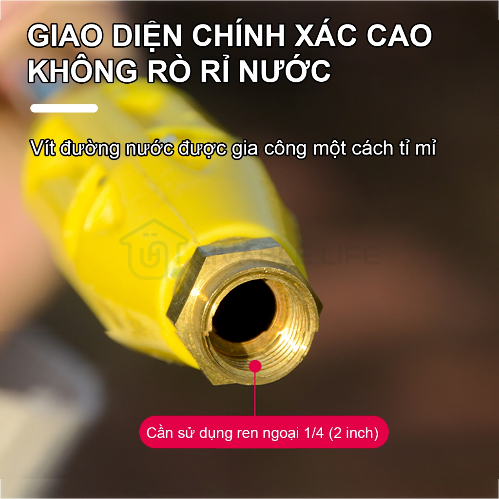 Cần Rút Tưới Hoa Inox Cần phun tưới dài 2m/3m Cần phun xịt inox rút dùng cho bình phun xịt thuốc nối đồng thau