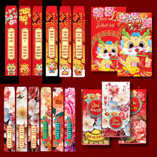 100 hộp phong bao lì xì rút quẻ tết 2024 hottrend