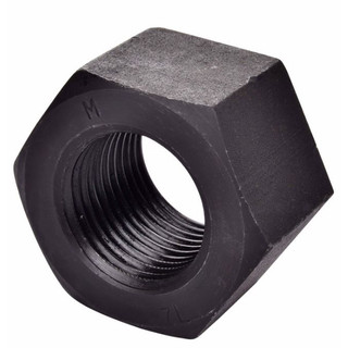 Đai ốc lục giác thép xi đen 8.8 - e cu - con tán