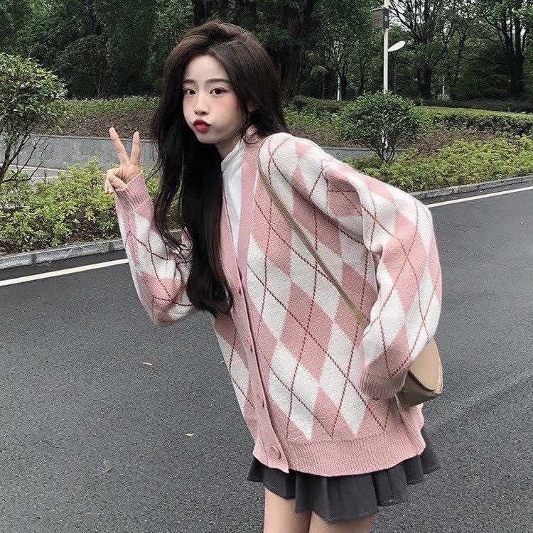 Áo khoác Cadigan trám, chất nỉ cotton mềm ấm, cúc bấm sịn xò, dáng Unisex 38-60kg