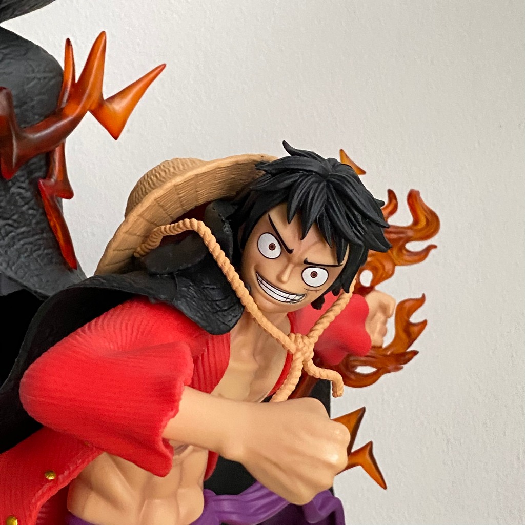 Mô hình kỉ niệm Shanks và Luffy cao 50CM siêu to - mô hình luffy và shanks trên đảo đầu lâu - One piece