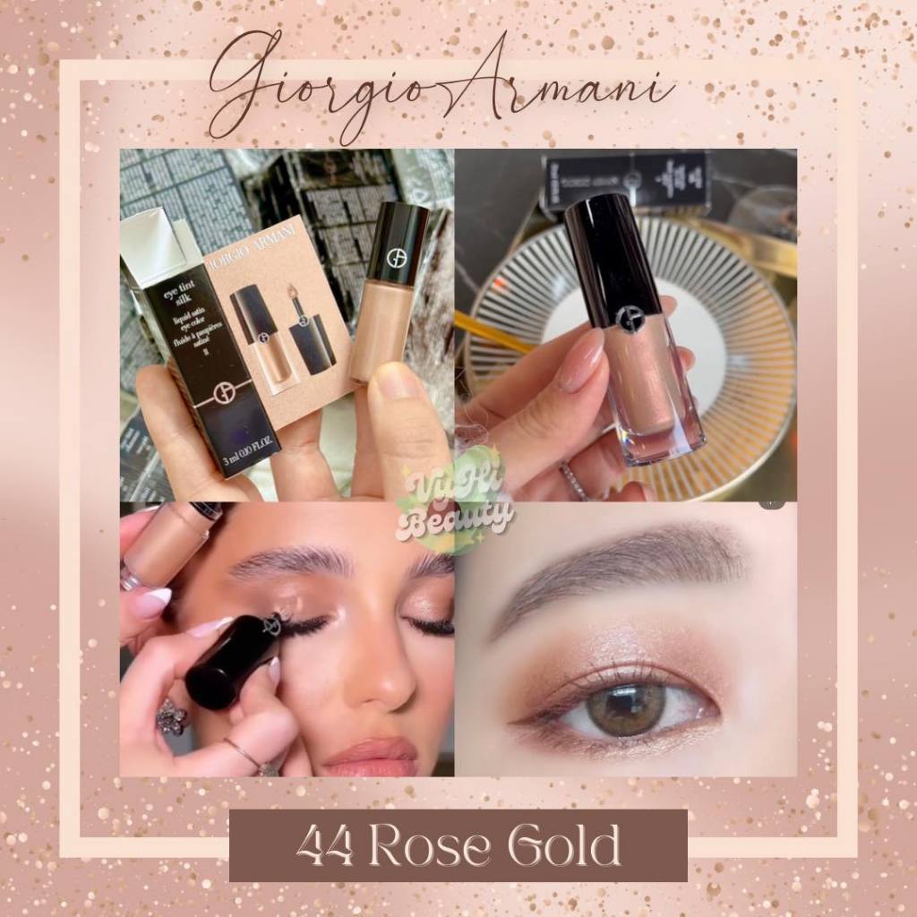 Nhũ mắt Giorgio Armani Eye Tint Chrome Liquid Metallic Eye Color dạng lỏng 3ml Có Box