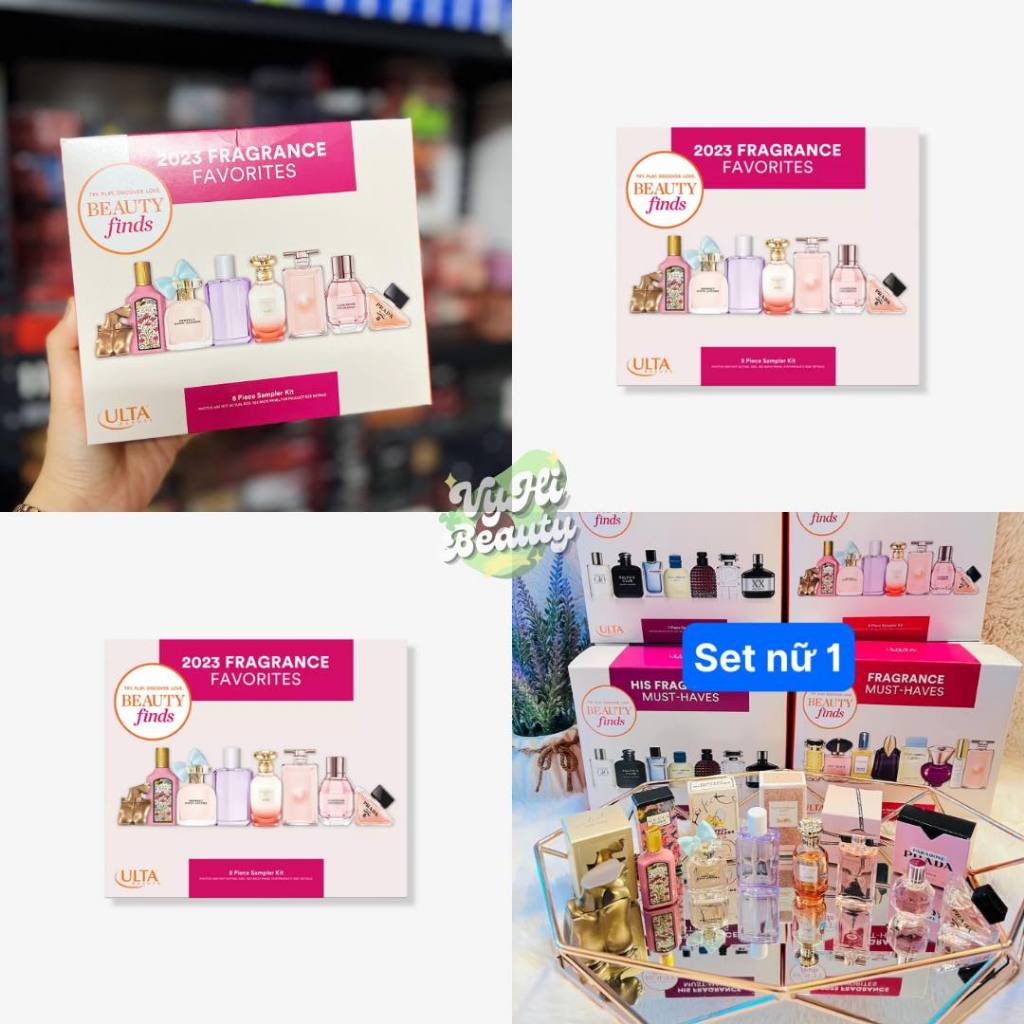 Set nước hoa Ulta 2023 Fragrance Favorites 8 chai mini