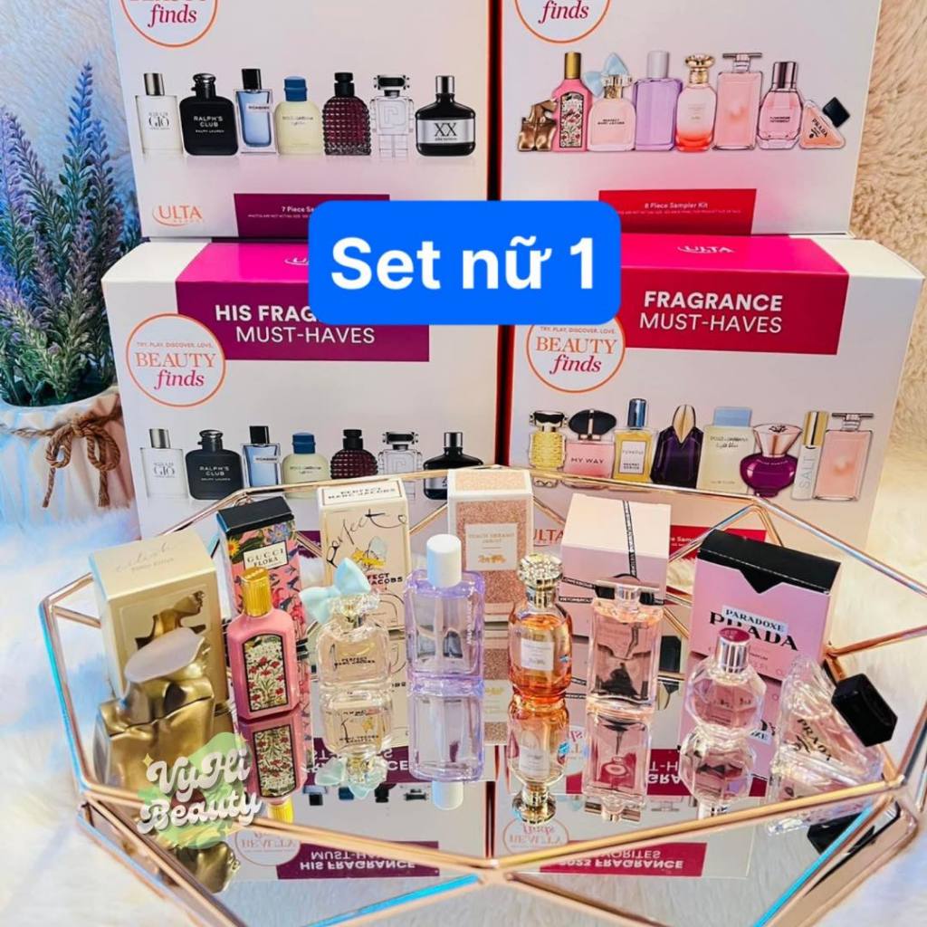 Set nước hoa Ulta 2023 Fragrance Favorites 8 chai mini