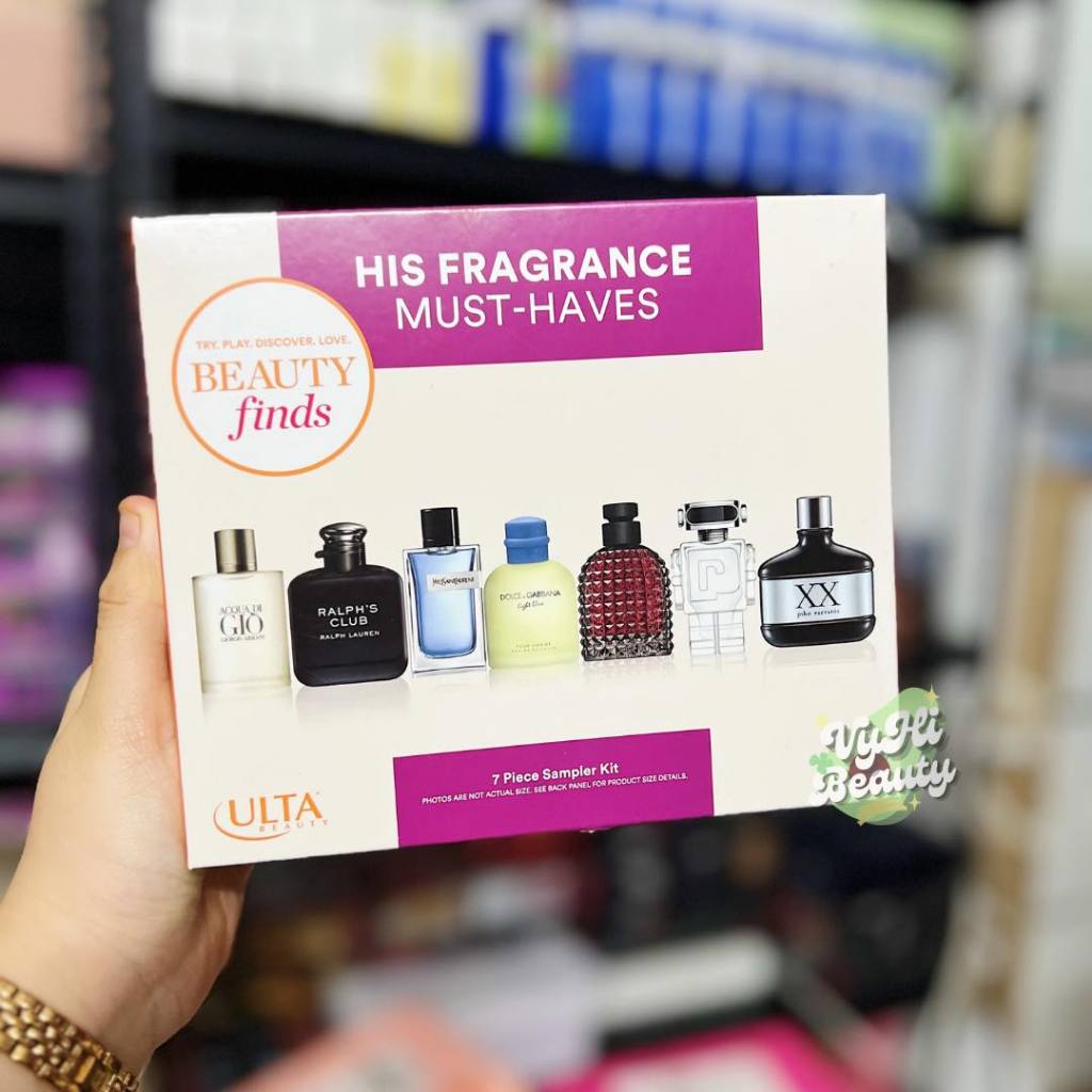Set nước hoa Ulta His Fragrance Must-haves 8 chai mini cho nam