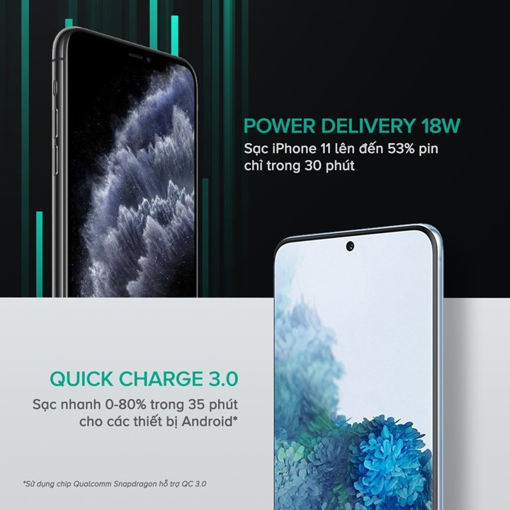 Pin Sạc Dự Phòng 10000mAh Beerus Sạc ra USB & sạc vào Micro/Type-C