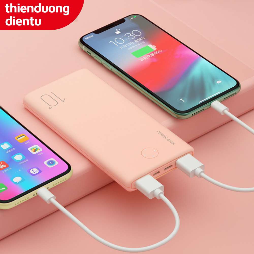 Pin Sạc Dự Phòng 10000mAh Beerus Sạc ra USB & sạc vào Micro/Type-C