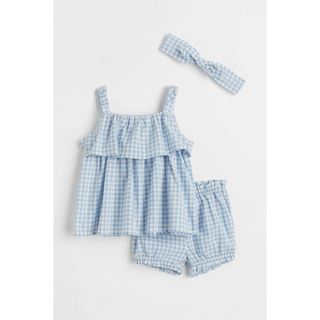 Set bộ quần áo bé gái HM Auth